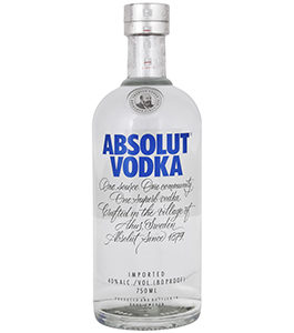 Водка Absolut 0.75 л